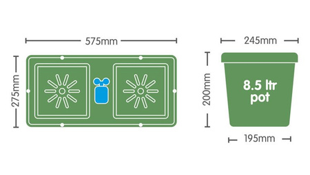 Zestaw Easy2Grow 24x8,5L