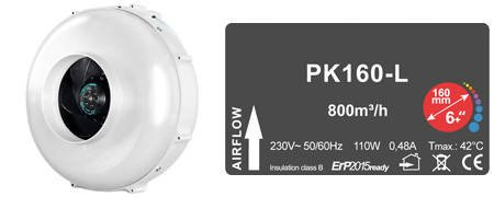 Prima Klima PK160 MES Fan 800m³/h