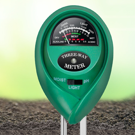 PH meter soil + humidity + luxmetre